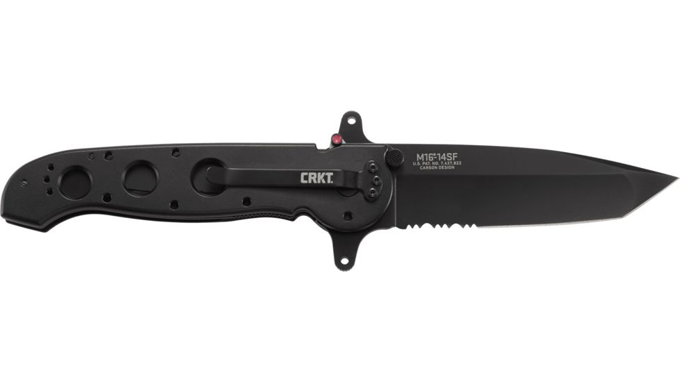 CRKT M16-14 Big Dog Special Forces Tanto Folding Knife, Triple Point Serrations, M16-14SF