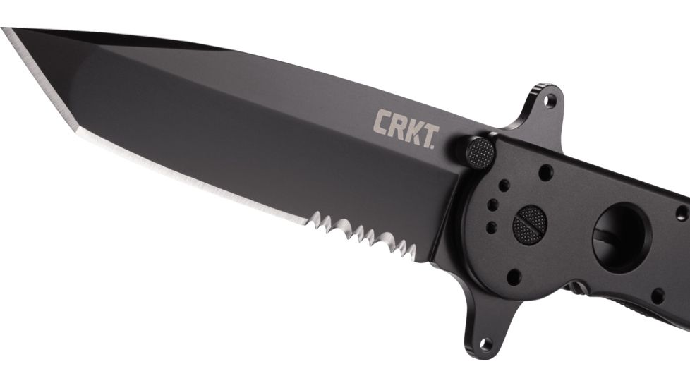 CRKT M16-14 Big Dog Special Forces Tanto Folding Knife, Triple Point Serrations, M16-14SF