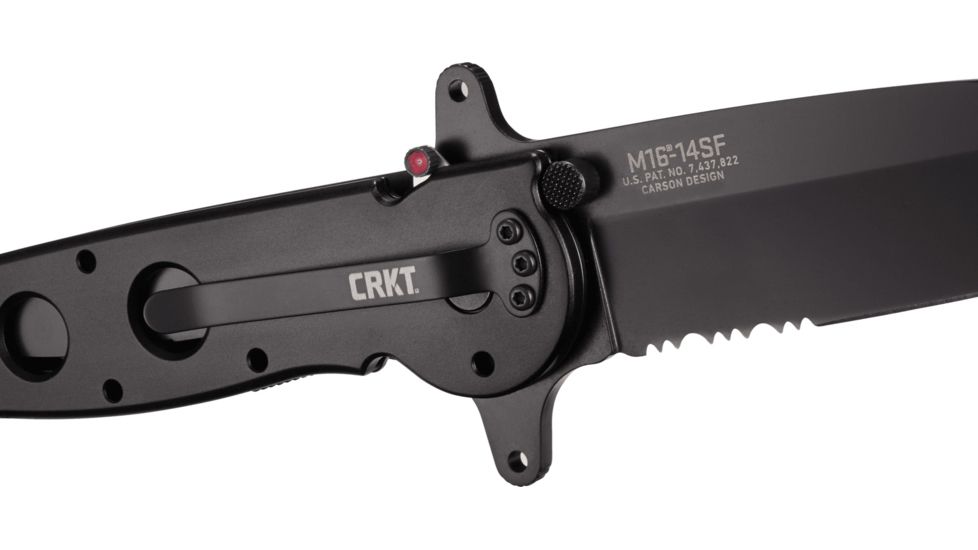CRKT M16-14 Big Dog Special Forces Tanto Folding Knife, Triple Point Serrations, M16-14SF