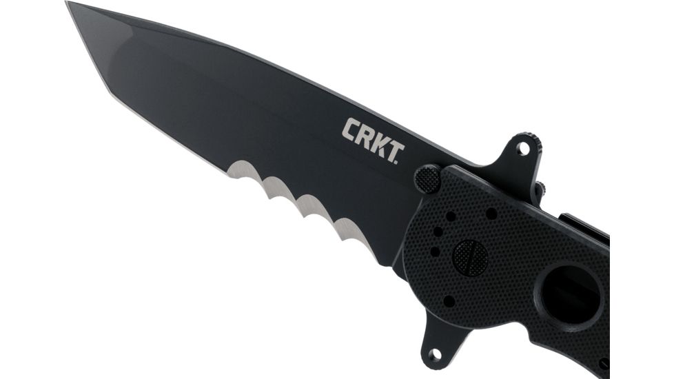 CRKT M16-14 Big Dog Special Forces Veff Tanto Folding Knife, Black M16-14SFG