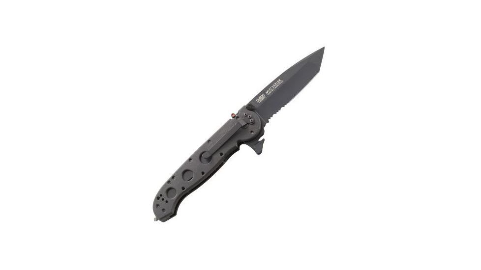 CRKT M16-14 Glass Filled Nylon Law Enforcement - Tanto, Triple-point Serrations, Black Glass Filled Nylon Handle, Lawks - M16-14ZLEKC