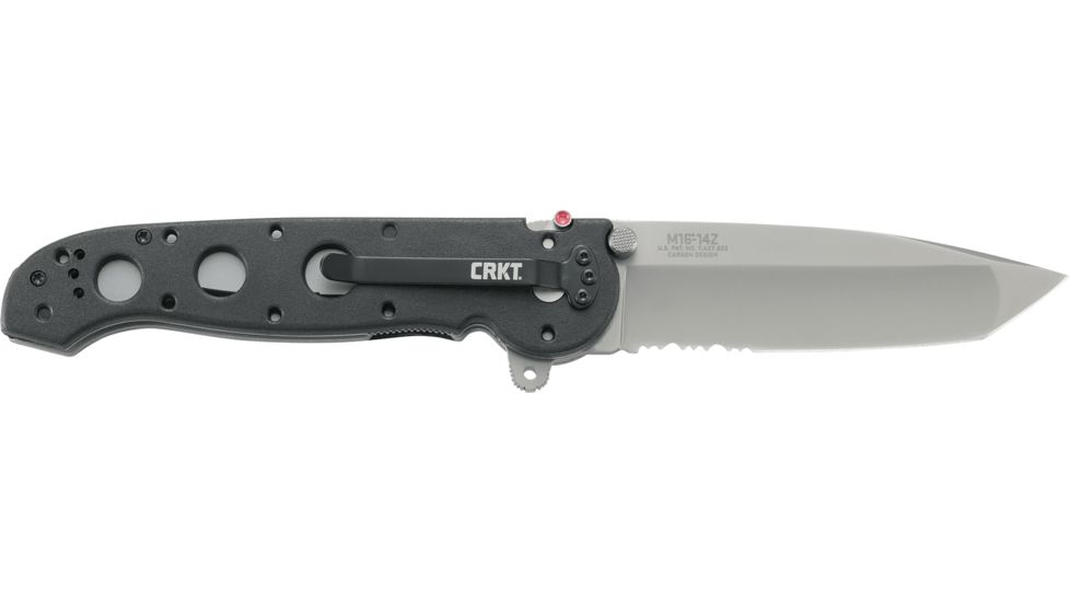 CRKT M16 Z Series Big Dog Tanto Folding Knife, Triple Point Combo Edge M16-14Z