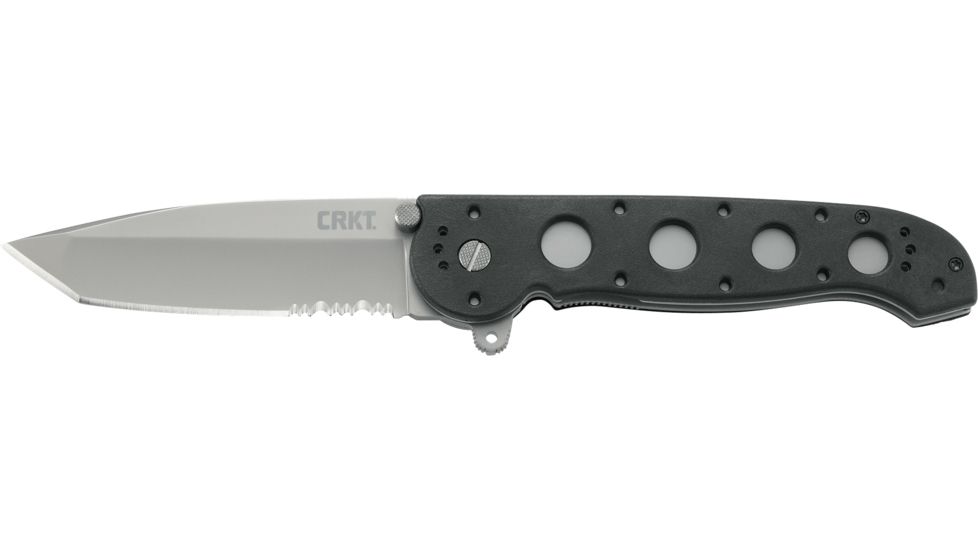 CRKT M16 Z Series Big Dog Tanto Folding Knife, Triple Point Combo Edge M16-14Z