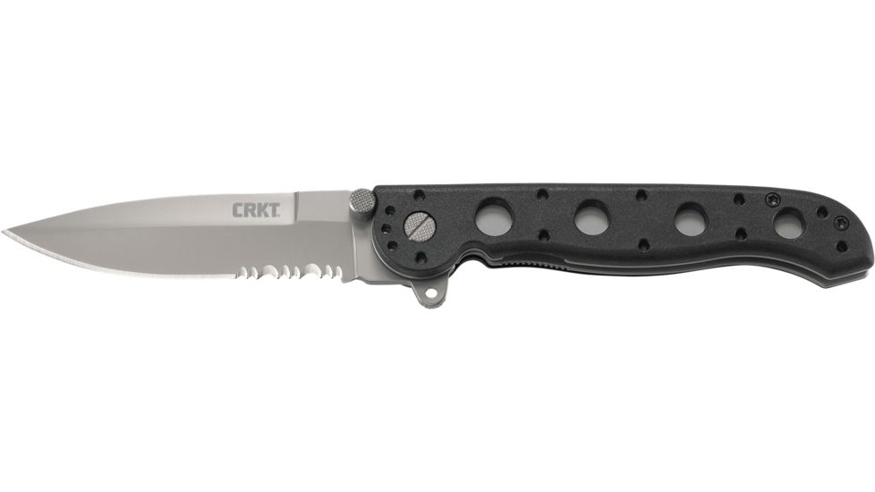 CRKT M16 Z Series Spear Point Folding Knife, Combo Edge, Triple Point Serrations, M16-13Z
