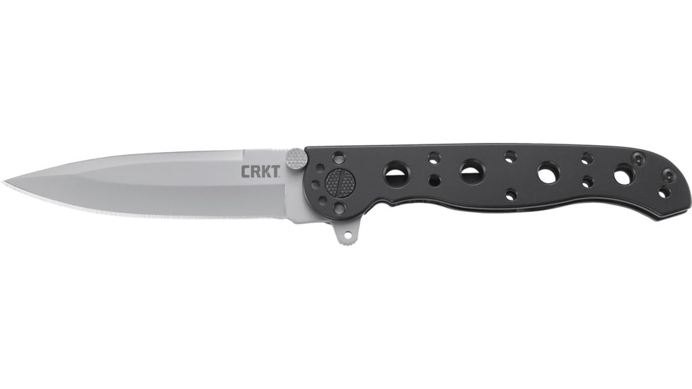CRKT M1601-SS Carson EDC Stainless Steel Folding Knife, Bead-Blast Blade M16-01S