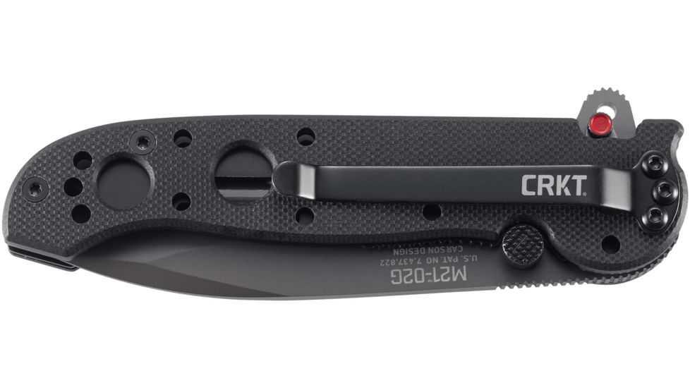 CRKT M21 EDC G10 Handle Folding Knife, Plain Edge M21-02G