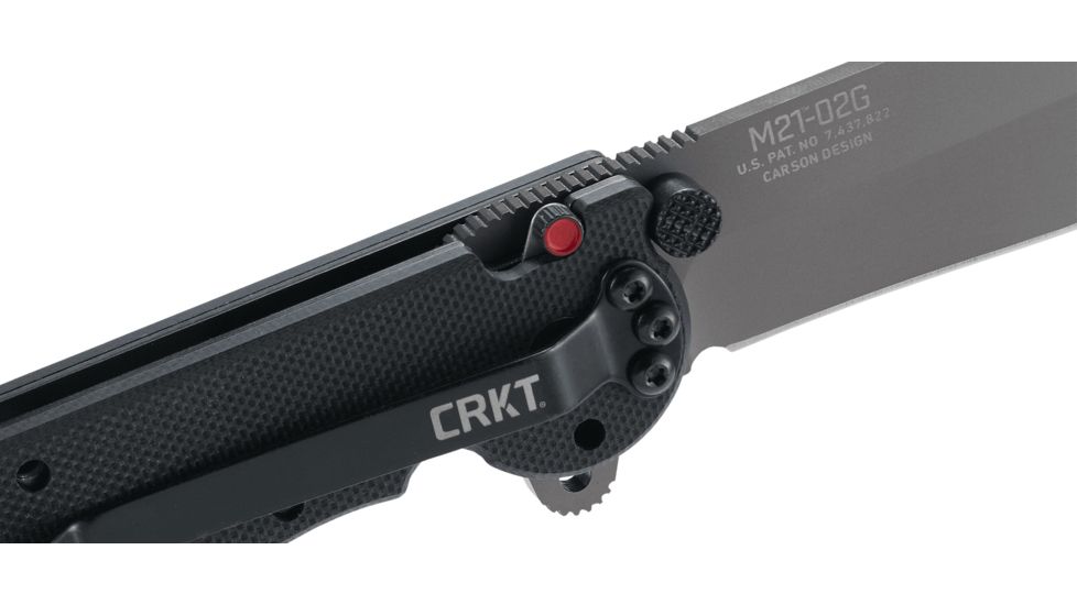 CRKT M21 EDC G10 Handle Folding Knife, Plain Edge M21-02G