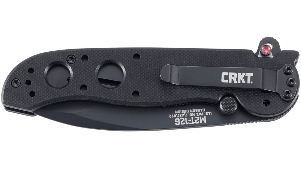 CRKT M21 EDC G10 Handle Folding Knife, Veff Combo Edge M21-12G