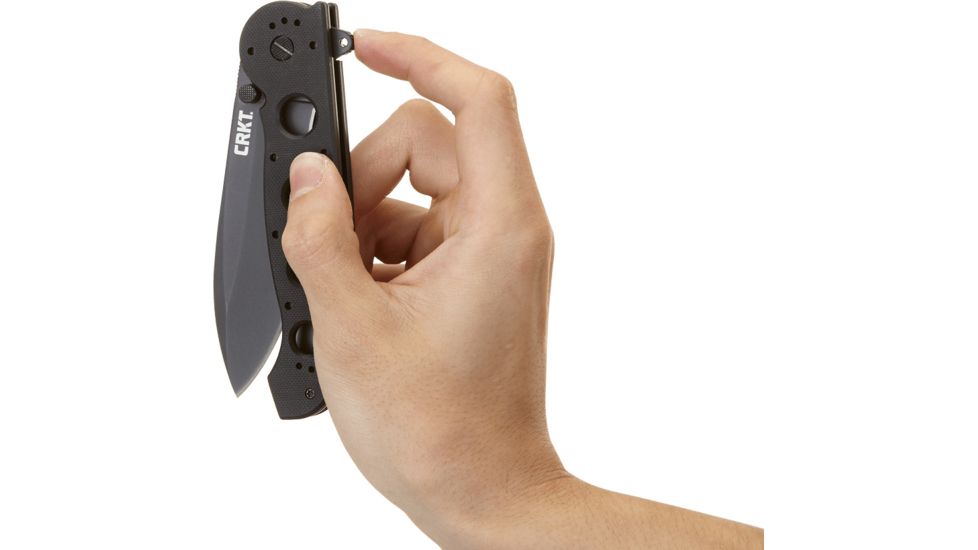 CRKT M21 G10 Handle Spear Point Folding Knife, Plain Edge M21-04G