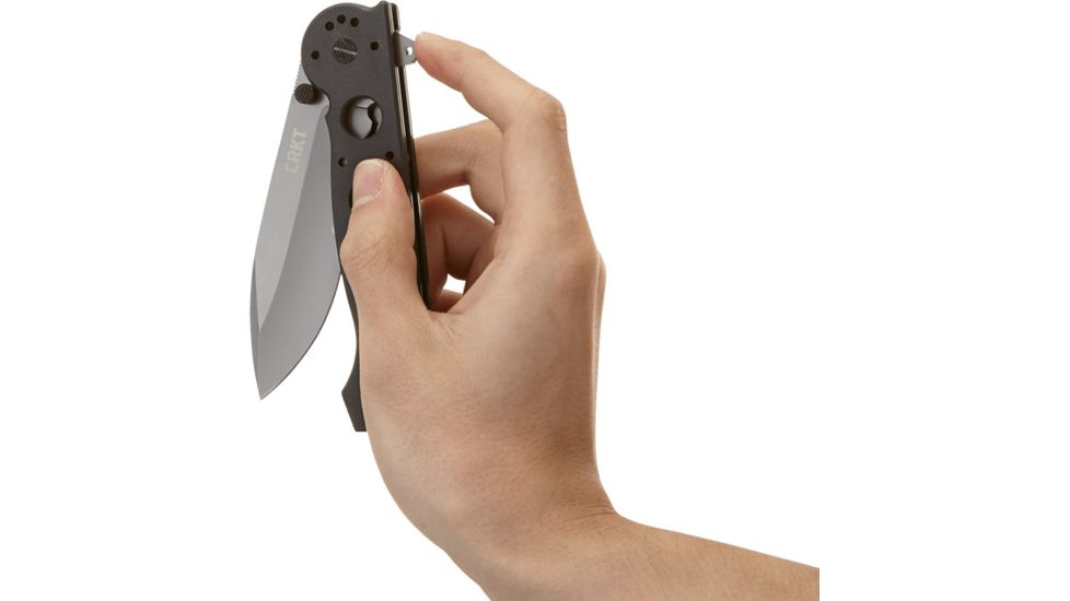 CRKT M21 G10 Handle Spear Point Folding Knife, Veff Combo Edge M21-14G