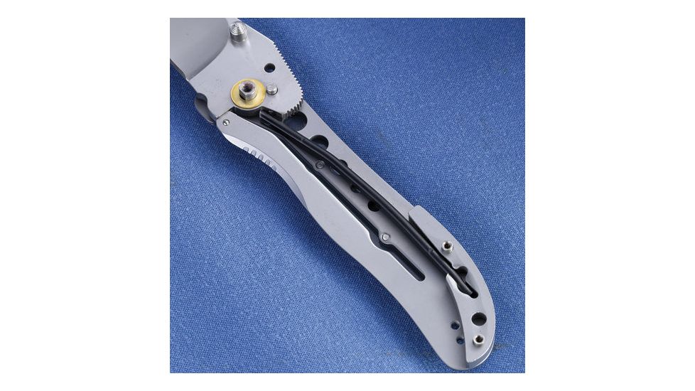 CRKT McGinnis notor, Gray G-10 Scales, Satin Blade, Plain CR1167