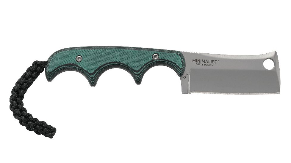 Crkt Minimalist Cleaver Neck Knife 2.13'' Plain Edge W/shth