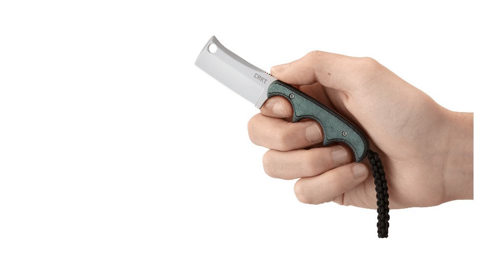 Crkt Minimalist Cleaver Neck Knife 2.13'' Plain Edge W/shth