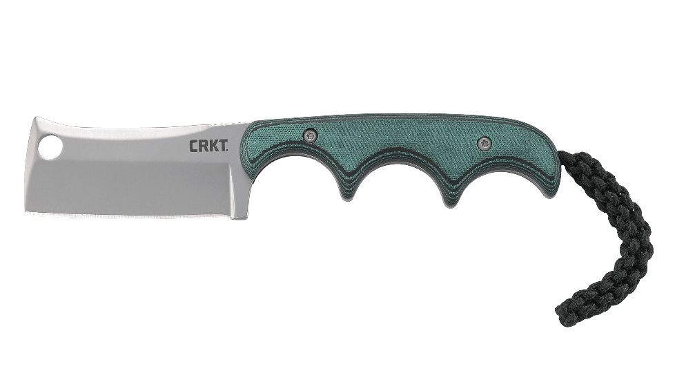 Crkt Minimalist Cleaver Neck Knife 2.13'' Plain Edge W/shth