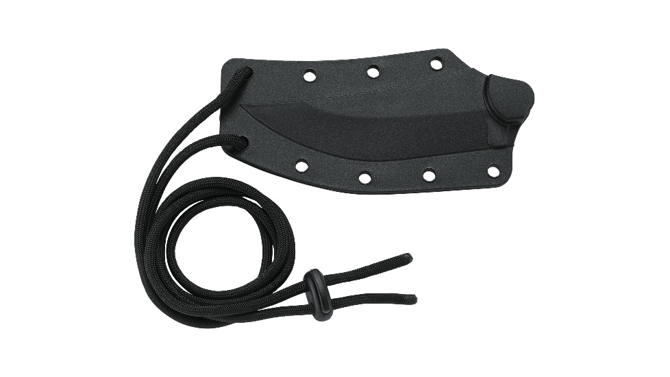 CRKT Minimalist Katana Fixed Knife, 3.56in, 8Cr13MoV Blade, Resin Infused Fiber Handle, Plain Edge w/Sheath, 2394