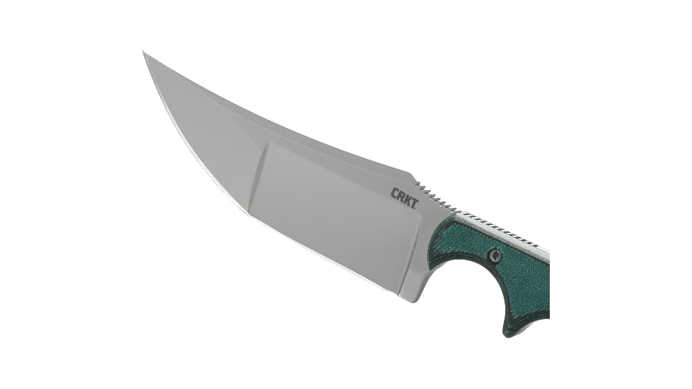 CRKT Minimalist Katana Fixed Knife, 3.56in, 8Cr13MoV Blade, Resin Infused Fiber Handle, Plain Edge w/Sheath, 2394