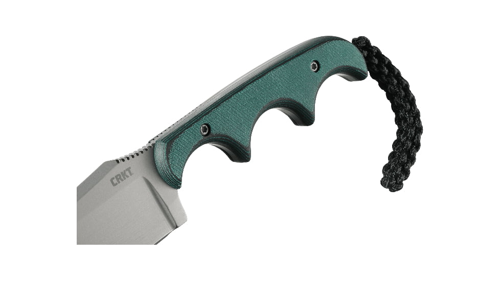 CRKT Minimalist Katana Fixed Knife, 3.56in, 8Cr13MoV Blade, Resin Infused Fiber Handle, Plain Edge w/Sheath, 2394