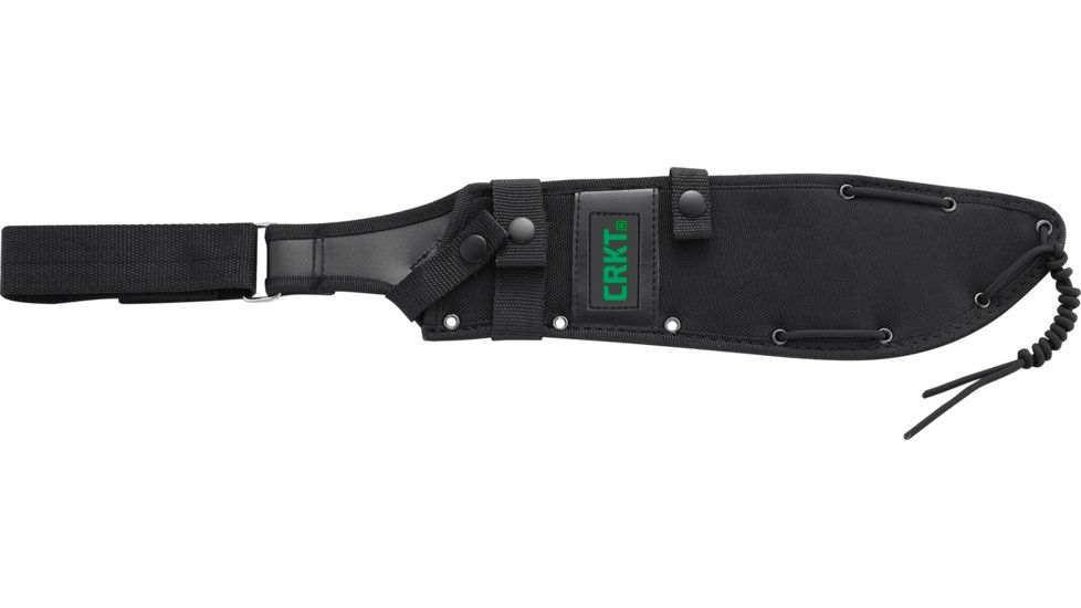 CRKT Onion Chanceinhell Machete - 12in. Plain Blade, Rubberized Textured Handle, Nylon Sheath K910KKP