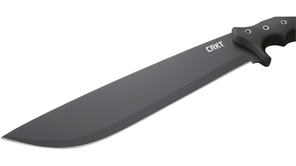 CRKT Onion Chanceinhell Machete - 12in. Plain Blade, Rubberized Textured Handle, Nylon Sheath K910KKP