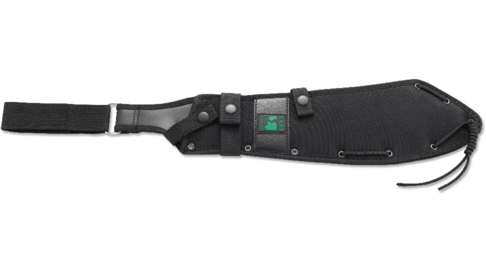 CRKT Onion Halfachance Parang - 14in. Plain Blade, Rubberized Textured Handle, Nylon Sheath K920KKP
