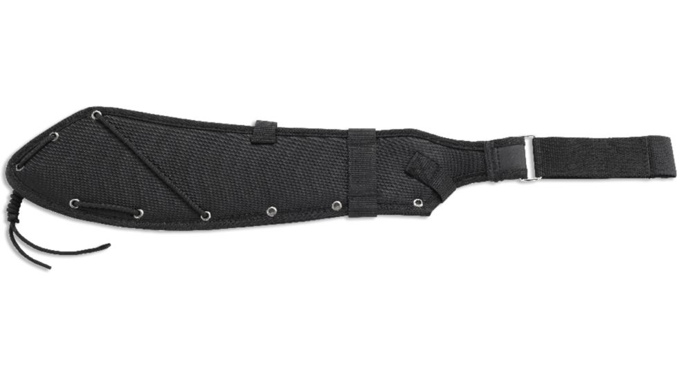 CRKT Onion Halfachance Parang - 14in. Plain Blade, Rubberized Textured Handle, Nylon Sheath K920KKP