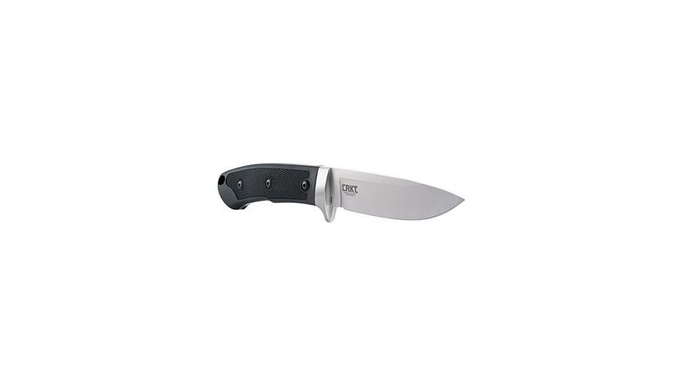CRKT Ruger Knives ACCURATE Drop Point FULL TANG FIXED BLADE Blade Length 4.4 in, Black R2201