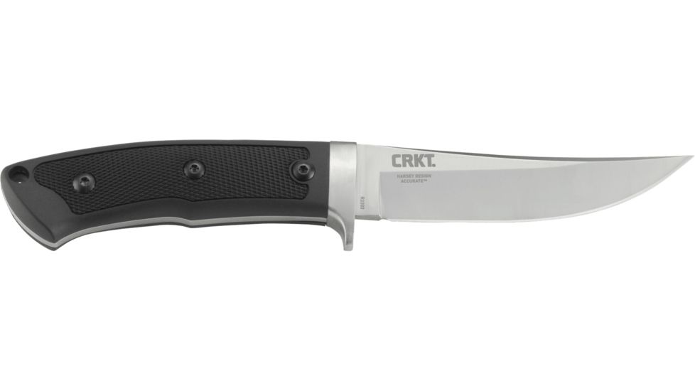 CRKT Ruger Knives by CRKT ACCURATE in Rising Point FULL TANG FIXED BLADE Blade Length 4.4 in, Black R2202