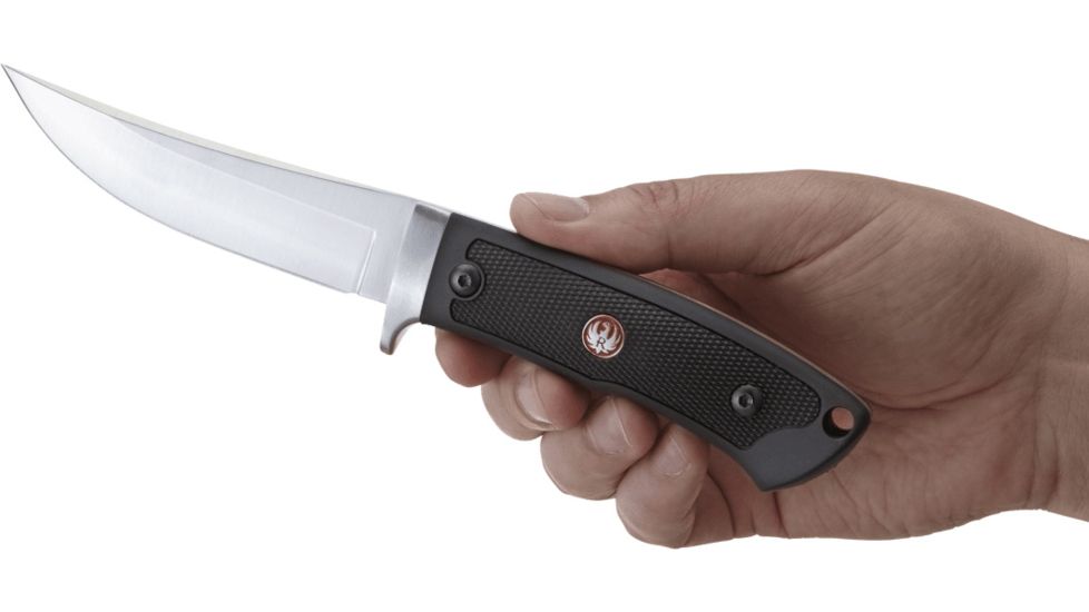 CRKT Ruger Knives by CRKT ACCURATE in Rising Point FULL TANG FIXED BLADE Blade Length 4.4 in, Black R2202