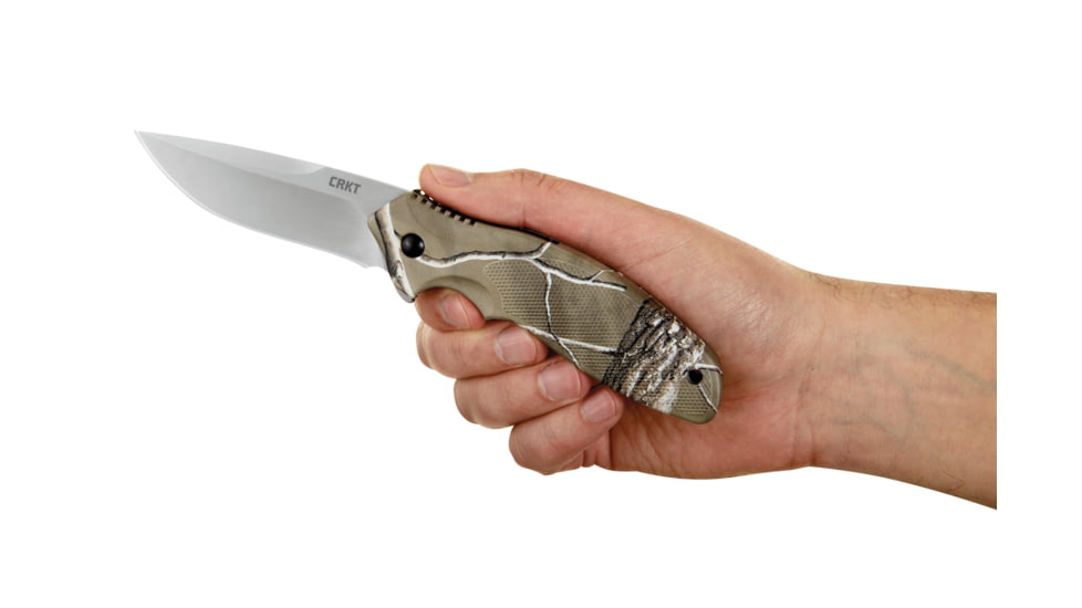 CRKT Shenanigan Camo by Onion Design Folding Knife, 3.25in Blade and RealTree Xtra Camo Handle K480CXP