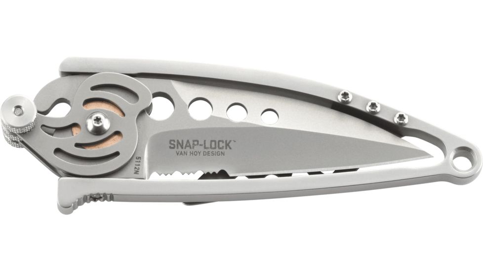 CRKT Snap Lock Folding Pocket Knife With Triple Point Serrations, 5112N