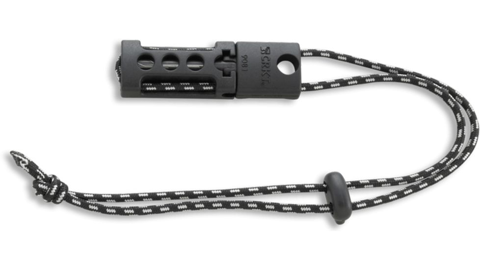 CRKT SparkN Sharp - Tungsten Carbide Sharpener &amp; Fire Starter with Lanyard &amp; Keychain Loop 9081