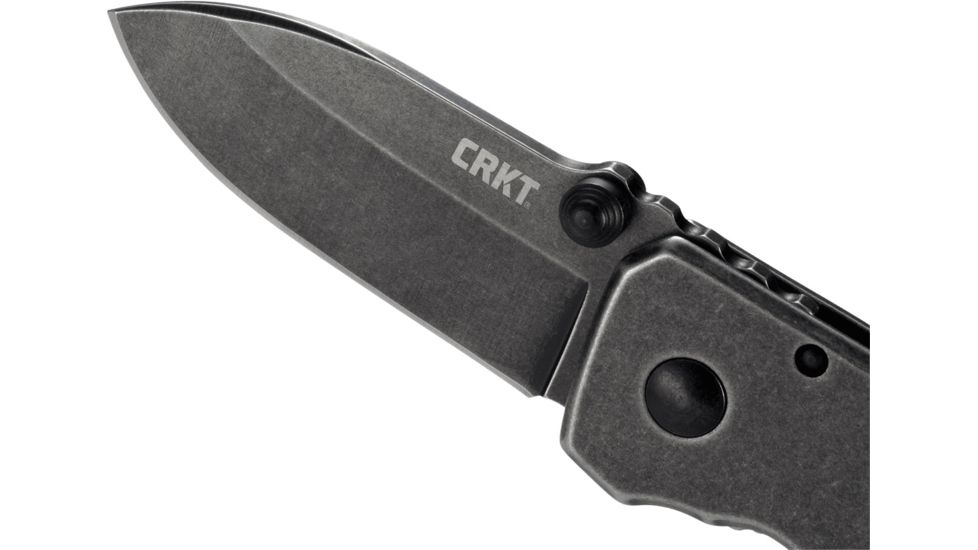 CRKT Squid Folding Knife with Black Stonewash Blade, Black 2490KS