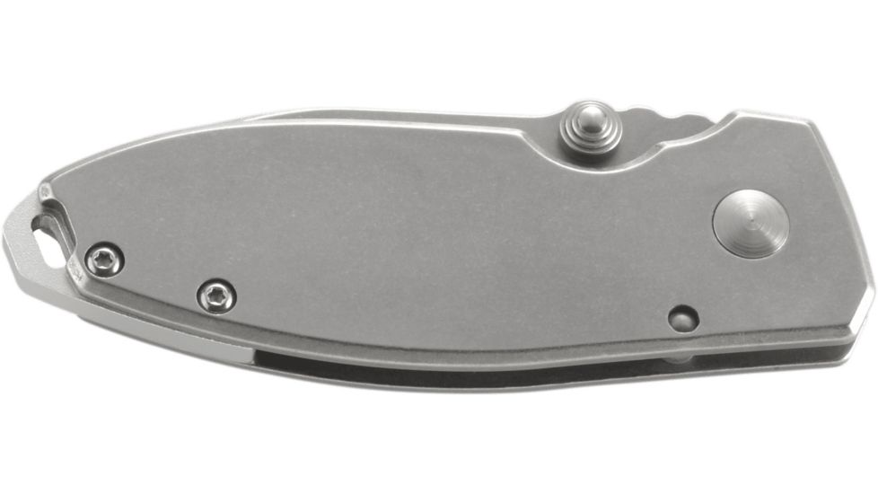 CRKT Squid Folding Knife with Stainless Steel Blade, Silver 2490