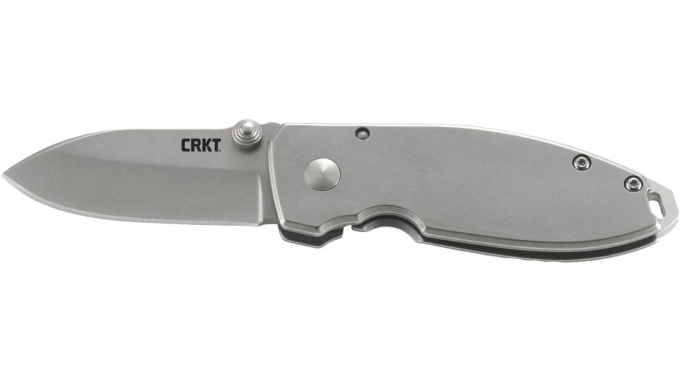 CRKT Squid Folding Knife with Stainless Steel Blade, Silver 2490