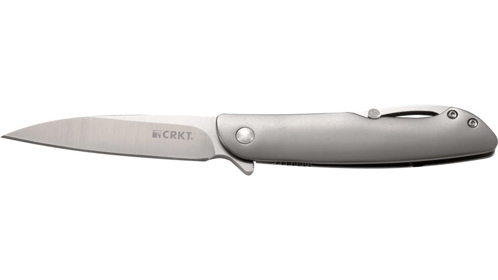 CRKT Swindle Folding Knife by Onion Design, 3.2in Blade and Flat Handle K240XXP