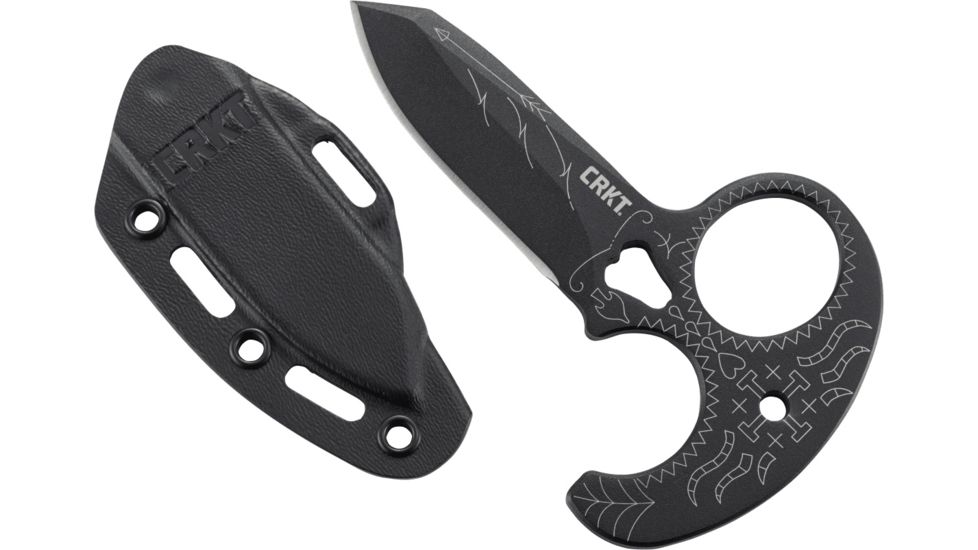CRKT Tecpatl Fixed Blade Push Dagger, 2261, EDEMO1