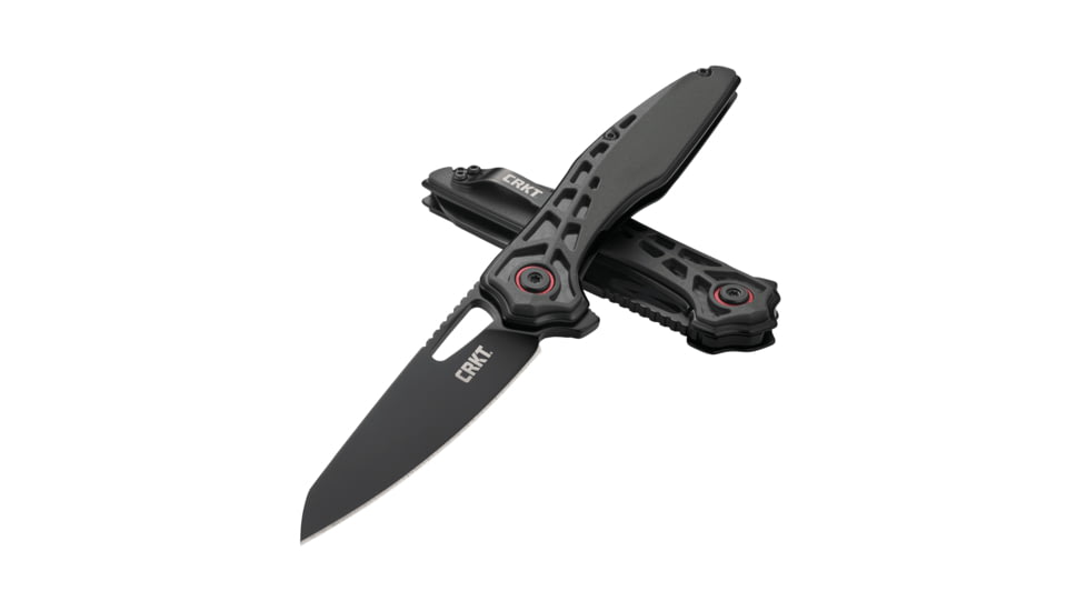 CRKT Thero, Designed By T.J. Schwarz in Boise, Folding Knife W/Liner Lock, 3.08in, Plain Edge, Oxide Finish, Glass Reinforced Nylon Handle, 6290