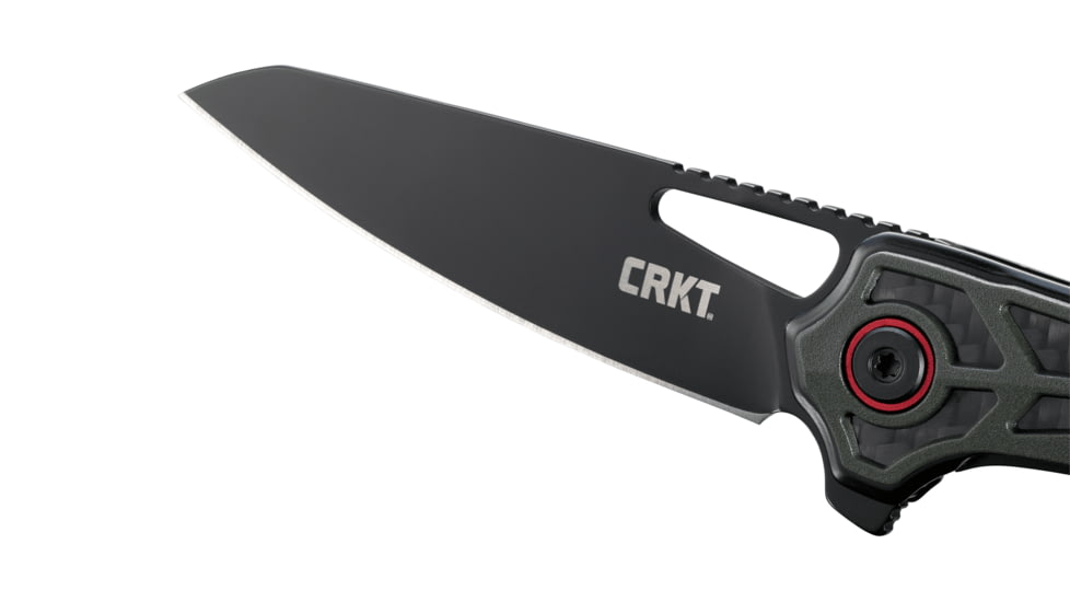 CRKT Thero, Designed By T.J. Schwarz in Boise, Folding Knife W/Liner Lock, 3.08in, Plain Edge, Oxide Finish, Glass Reinforced Nylon Handle, 6290