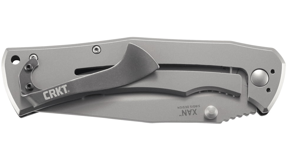 CRKT Xan Designed By Darrin William Sirois in Fayetteville, Folding Knife W/Frame Lock, 3.6in, Plain Edge, Bead Blast Finish,, 2085