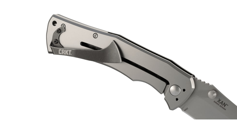 CRKT Xan Designed By Darrin William Sirois in Fayetteville, Folding Knife W/Frame Lock, 3.6in, Plain Edge, Bead Blast Finish,, 2085