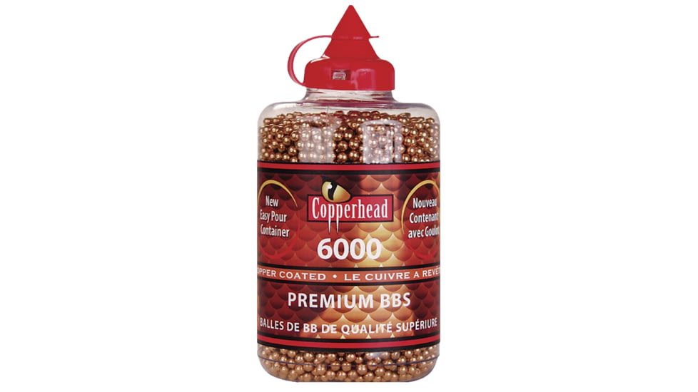 Crosman 767 CopperHead BBs .177 Copper-Coated Steel 6000 Carton
