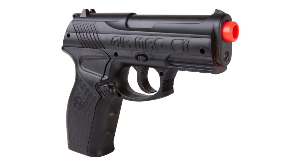 Crosman Air Mag C11 6mm CO2 Powered, Semi-automatic Pistol, Black, SAMC11