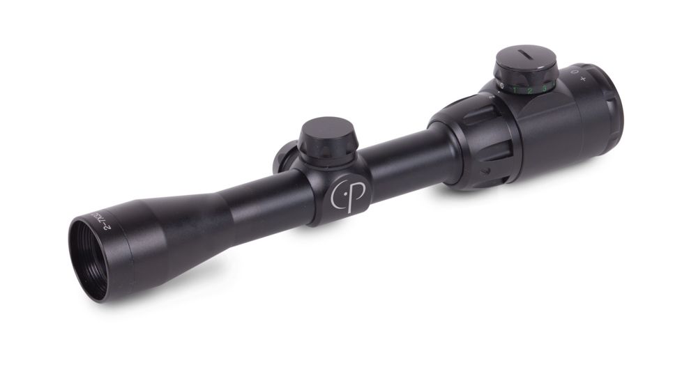 CenterPoint TAG 2-7x32mm Rifle Scope, Black, LR273RG2