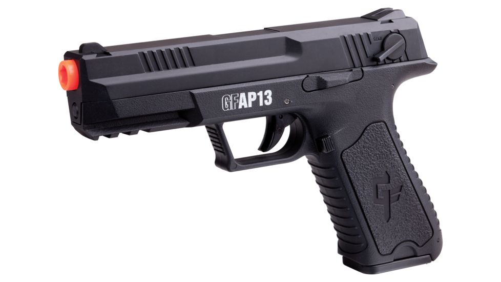 Crosman GFAP13 Electronic Powered full/Semi-Auto Airsoft Pistol, Black, GFAP13