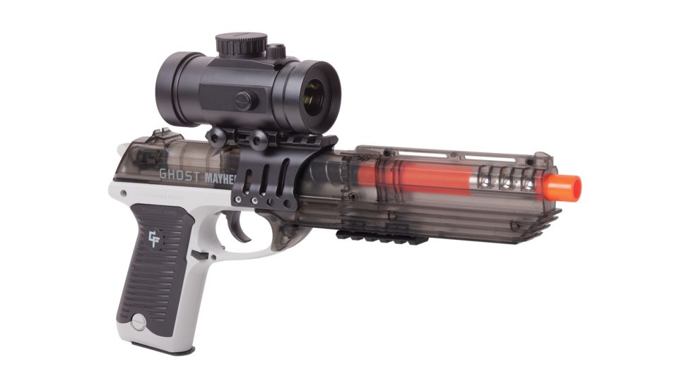 Crosman Ghost Mayhem Airsoft Gun, Grey/Smoke GFM39PGS