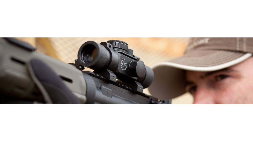 CenterPoint Multi-Tac Quick Aim 1x25mm Sight/ 4 Reticle/30mm Tube, 72602