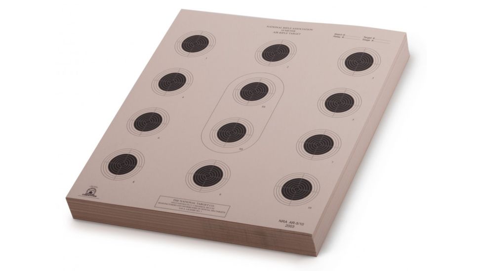 Crosman NRA Target, Pack of 100, CHTARGET