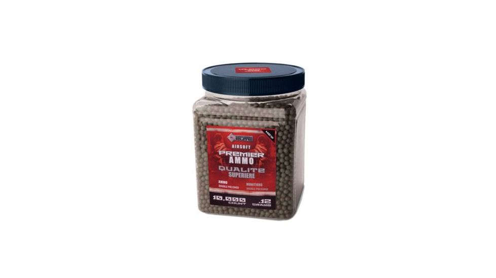 Crosman Premium Airsoft BBs,Camo,.12g,6mm,10000 Count 72618