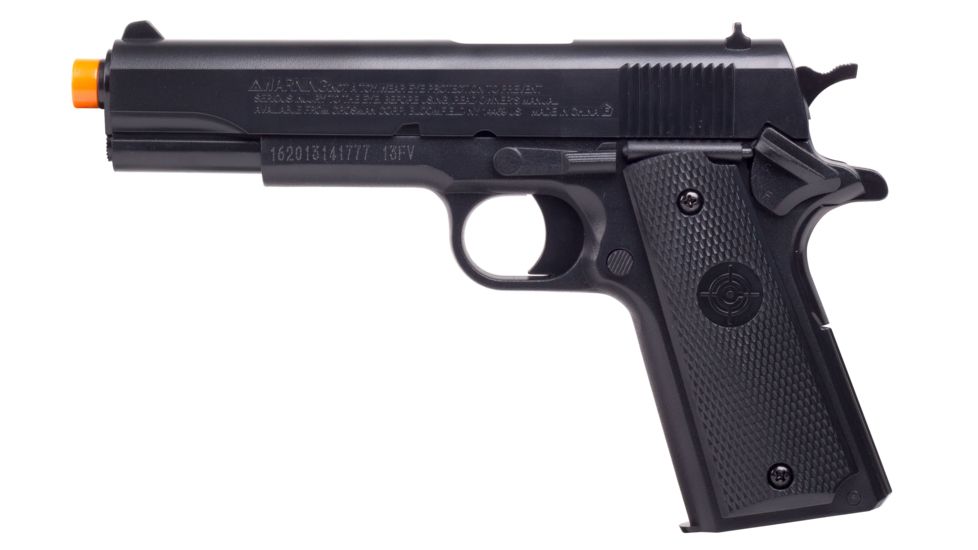 Crosman Stinger P311 6mm Spring Powered Single Shot Airsoft Pistol, Black, ASP311B