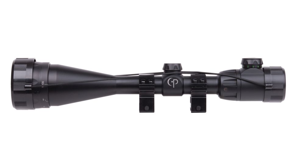 CenterPoint TAG 6-20x50mm Rifle Scope, 1in Tube, Black, LR620AORG2